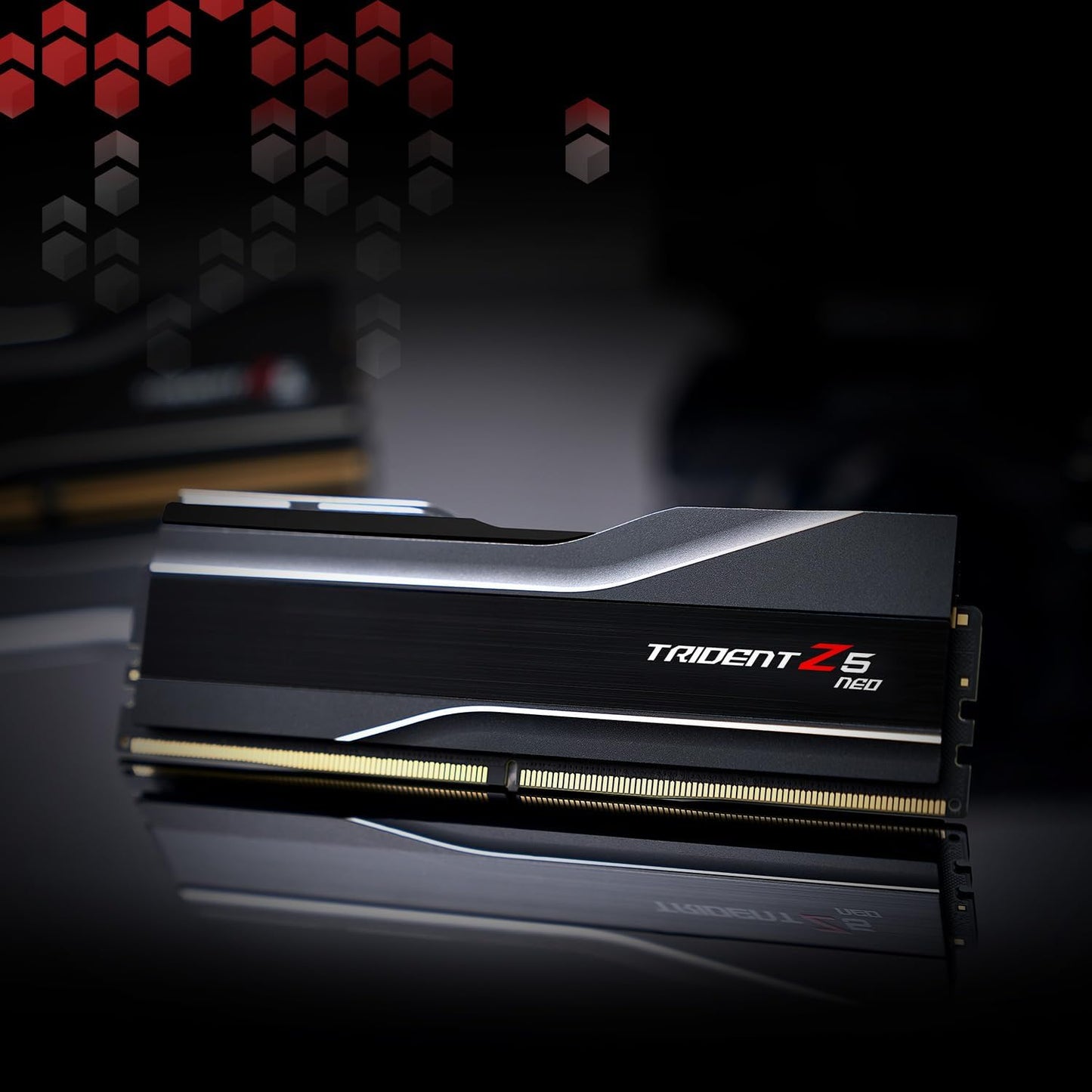 G.SKILL Trident Z5 Neo Series DDR5 RAM (AMD Expo) 64GB (2x32GB) 6000MT/s CL30-40-40-96 1.40V Desktop Computer Memory U-DIMM - Matte Black (F5-6000J3040G32GX2-TZ5N)