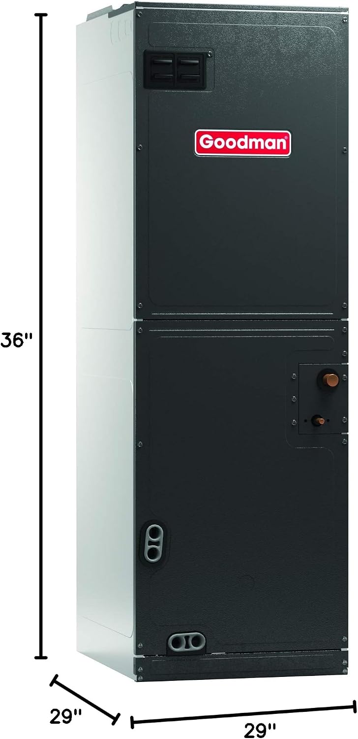 Goodman 3 TON 15 SEER2 Multi-Position R-32 Heat Pump System with air handler (GLZS4BA3610 heat pump and AMST36CU1300 air handler)