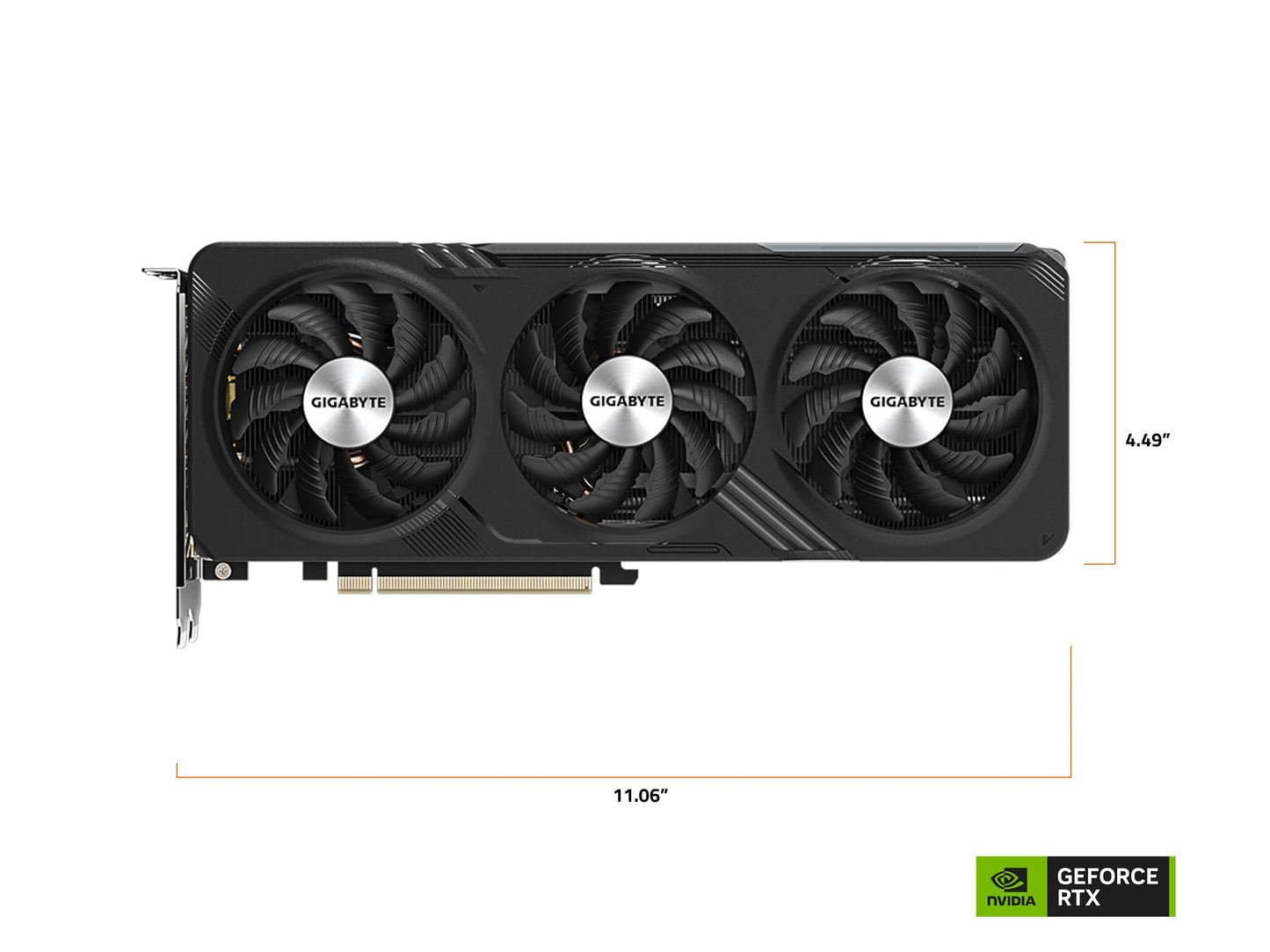 GIGABYTE GeForce RTX 5060 WINDFORCE OC 8G Graphics Card, Cooling System, 8GB 128-bit GDDR7, PCIe 5.0, Manufactured by NVIDIA, DisplayPort & HDMI - Video Output Interface, GV-N5060WF2OC-8GD Video Card