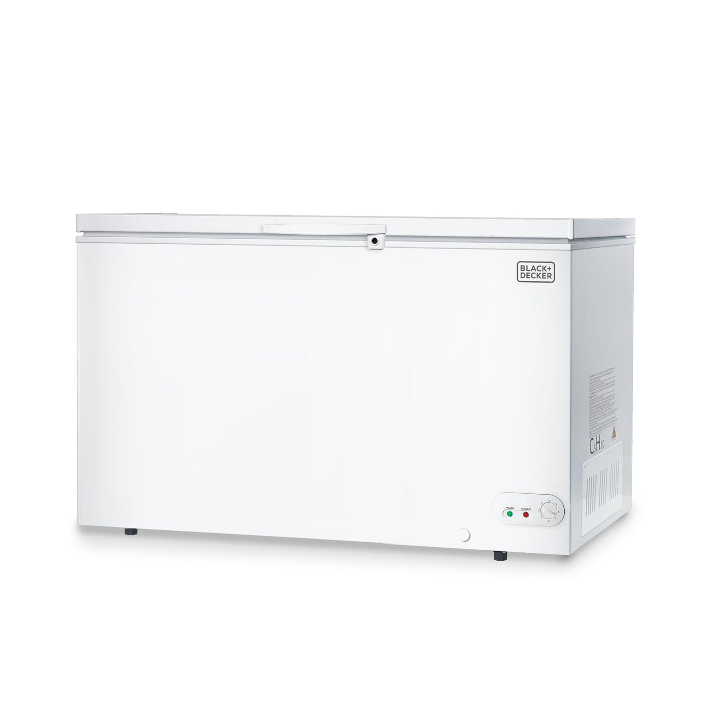 BLACK+DECKER 19.8 Cu. Ft. Chest Freezer, Deep Freezer with Top Opening, Freezer Chest with 2 Removable Storage Baskets, Mechanical Temperature Control, Manual Defrost, R600a Refrigerant,BCF1980E,White
