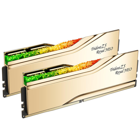 G.SKILL Trident Z5 Royal Neo Series DDR5 RAM (AMD EXPO) 32GB (2x16GB) 6000MT/s CL28-36-36-96 1.40V Desktop Computer Memory U-DIMM - Silver (F5-6000J2836G16GX2-TR5NS)
