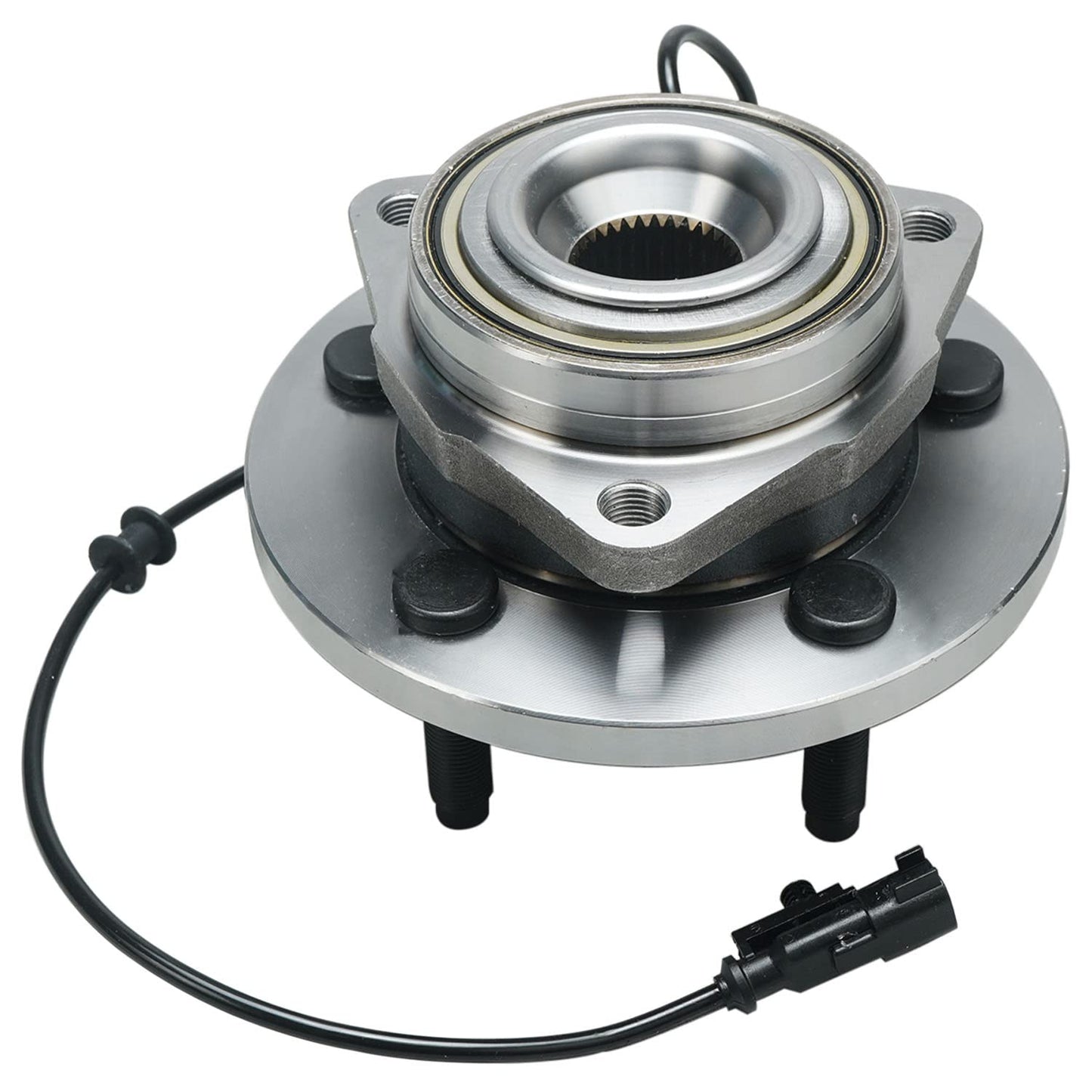 Detroit Axle - 4WD Front Wheel Bearing Hub for Ford F-250 F-350 Super Duty 2011-2016, Replacement 2012 2013 2014 2015 F-250 F-350 Super Duty (SRW Models) Wheel Bearing and Hub Assembly