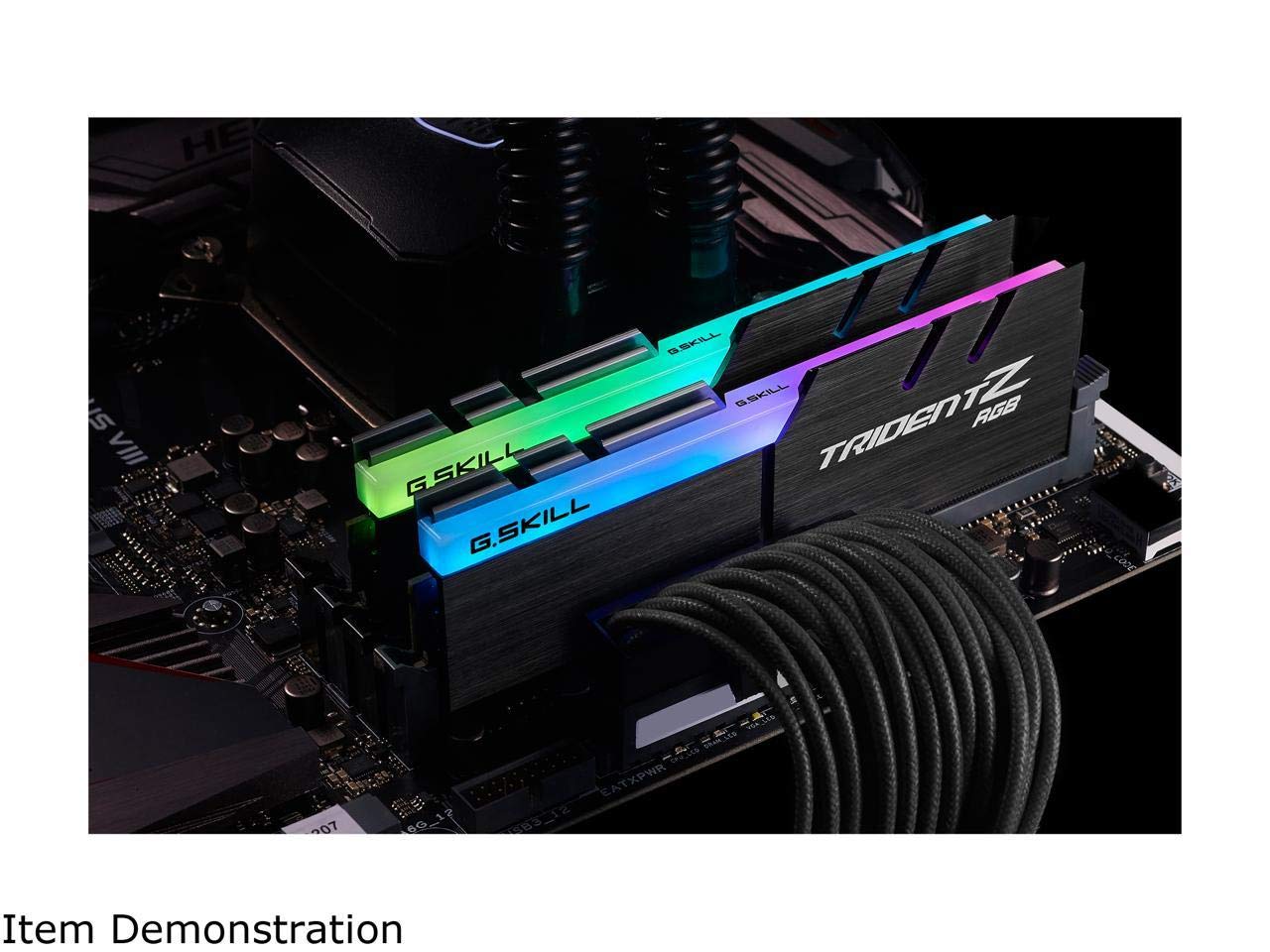 G.SKILL Trident Z RGB Series DDR4 RAM (XMP) 32GB (2x16GB) 3600MT/s CL18-22-22-42 1.35V Intel AMD Desktop Computer Memory U-DIMM (F4-3600C18D-32GTZR)