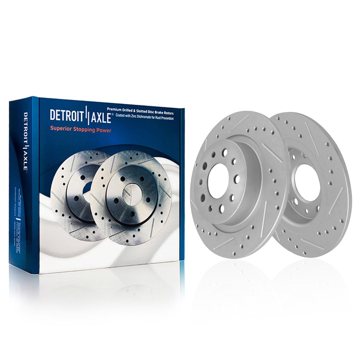 Detroit Axle - Brake Kit for 12-17 Toyota Camry 13-18 Avalon Lexus ES350