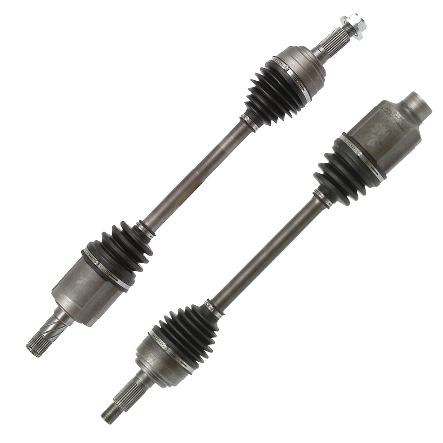 Detroit Axle - 4WD 2 Front CV Axle Shafts for 2007-2020 Chevy Silverado 1500 GMC Sierra Suburban Yukon XL 1500 Tahoe Avalanche Escalade ESV EXT 6 Lugs CV Axle Shafts Assembly Pair Replacement