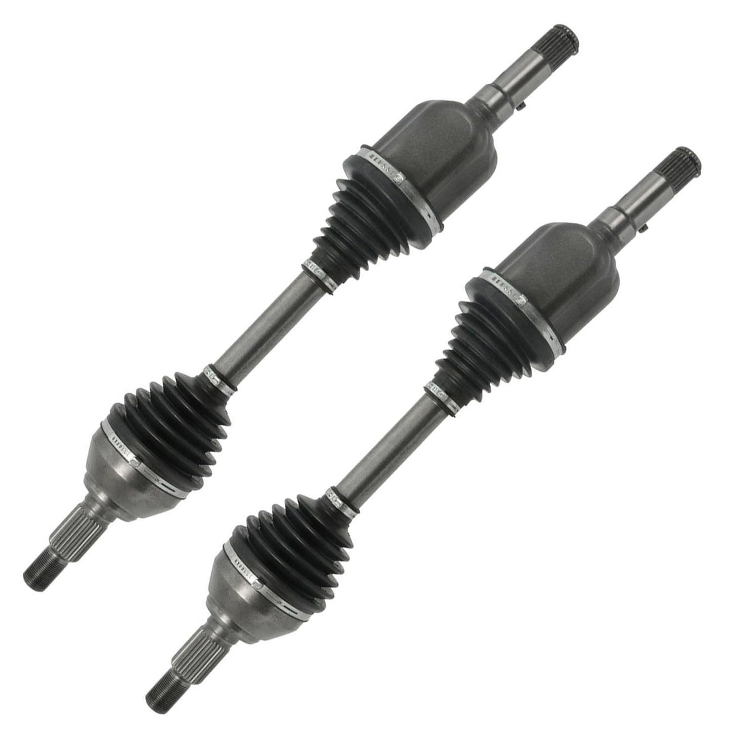 Detroit Axle - 4WD 2 Front CV Axle Shafts for 2007-2020 Chevy Silverado 1500 GMC Sierra Suburban Yukon XL 1500 Tahoe Avalanche Escalade ESV EXT 6 Lugs CV Axle Shafts Assembly Pair Replacement