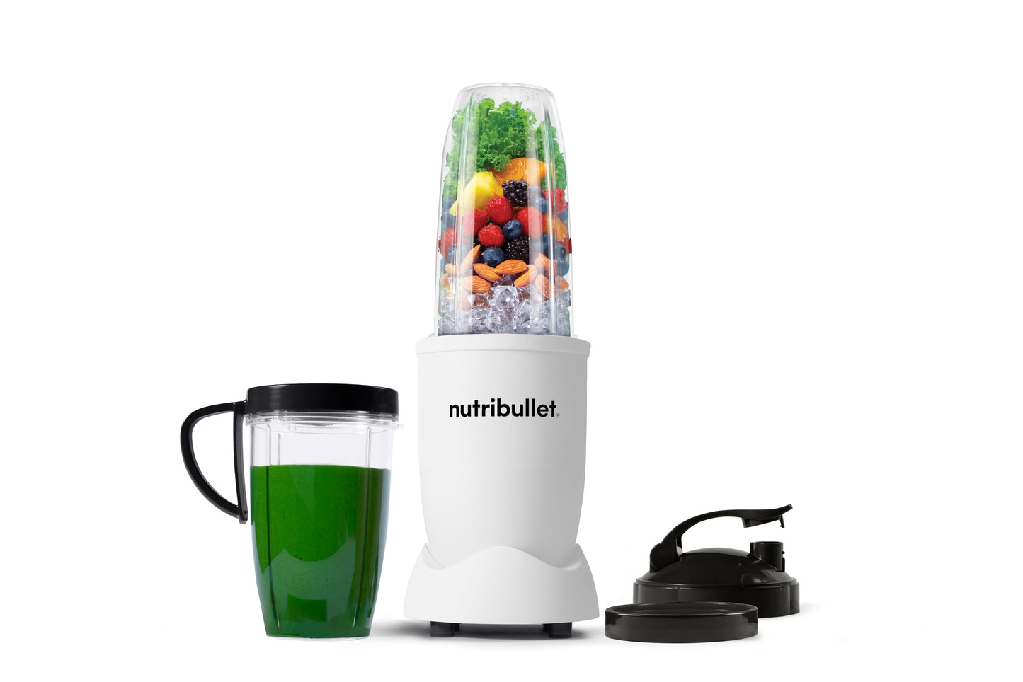 Nutribullet Personal Blender, Shakes, Smoothies, Food Prep, and Frozen Blending, 24 Ounces, 600 Watt, Dark Gray, NBR-0601WM