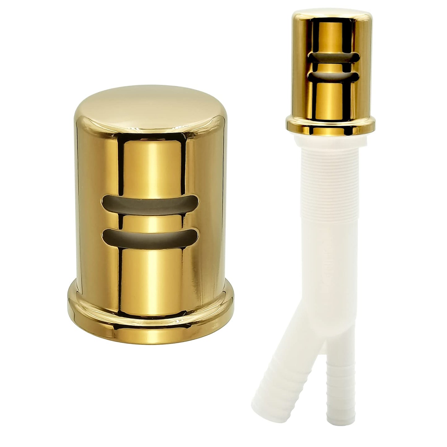 Dishwasher Air Gap Cover Black only, Skirted, Replacement Black air gap dishwasher,Solid Brass,Matte Black Finish