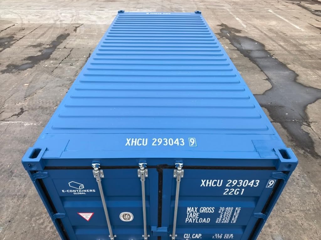 EContainers New 20FT Shipping Container for Sale | One-Trip Dry Cargo Container for Storage, Logistics & Construction Use