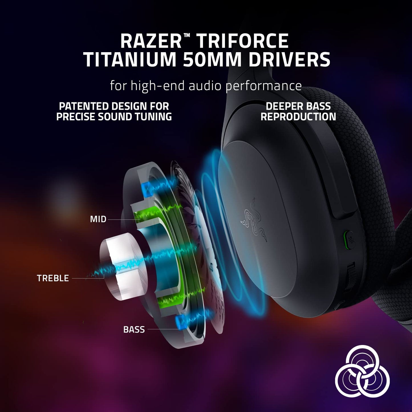 Razer Barracuda X Wireless Gaming & Mobile Headset (PC, PlayStation, Switch 2, Android, iOS): 2.4GHz Wireless + Bluetooth - Lightweight - 40mm Drivers - Detachable Mic - 50 Hr Battery - Black