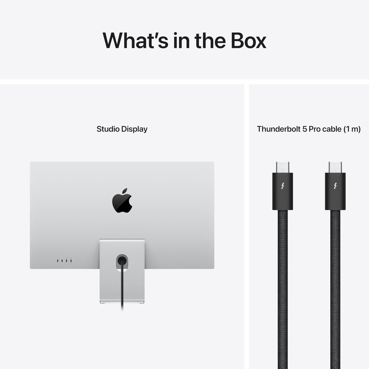 Apple Studio Display: Standard Glass, Tilt-Adjustable Stand