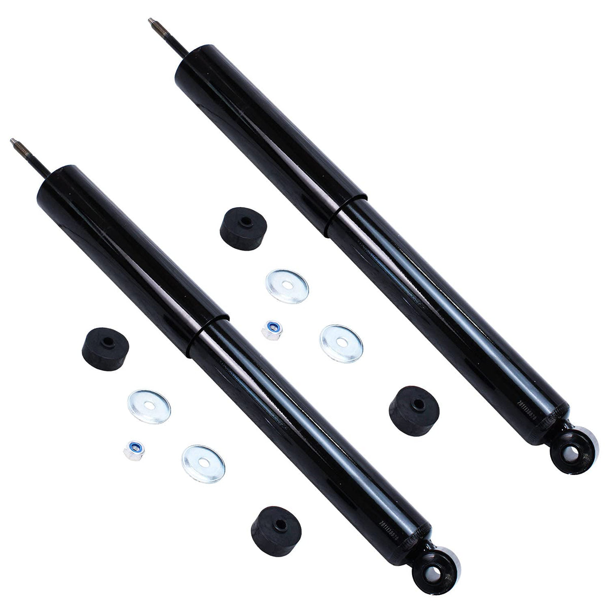 Detroit Axle - Rear Shock Absorbers for 2007-2024 Chevrolet Silverado 1500 | GMC Sierra 1500, 2pc Rear Shock Absorbers Assembly Pair Replacement
