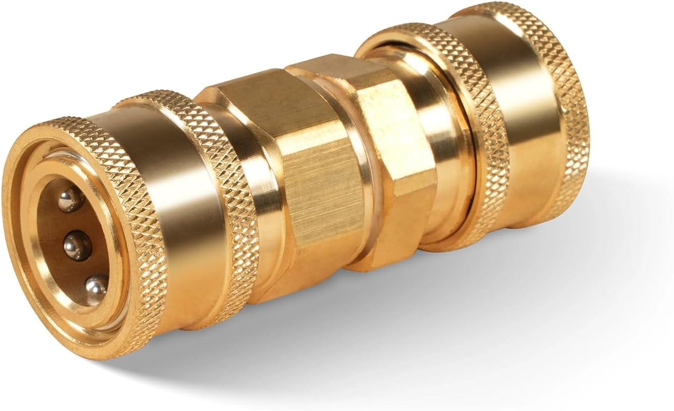 Pressure Washer 3/8" Double Female Quick Connector Max Pressure 5000 PSI