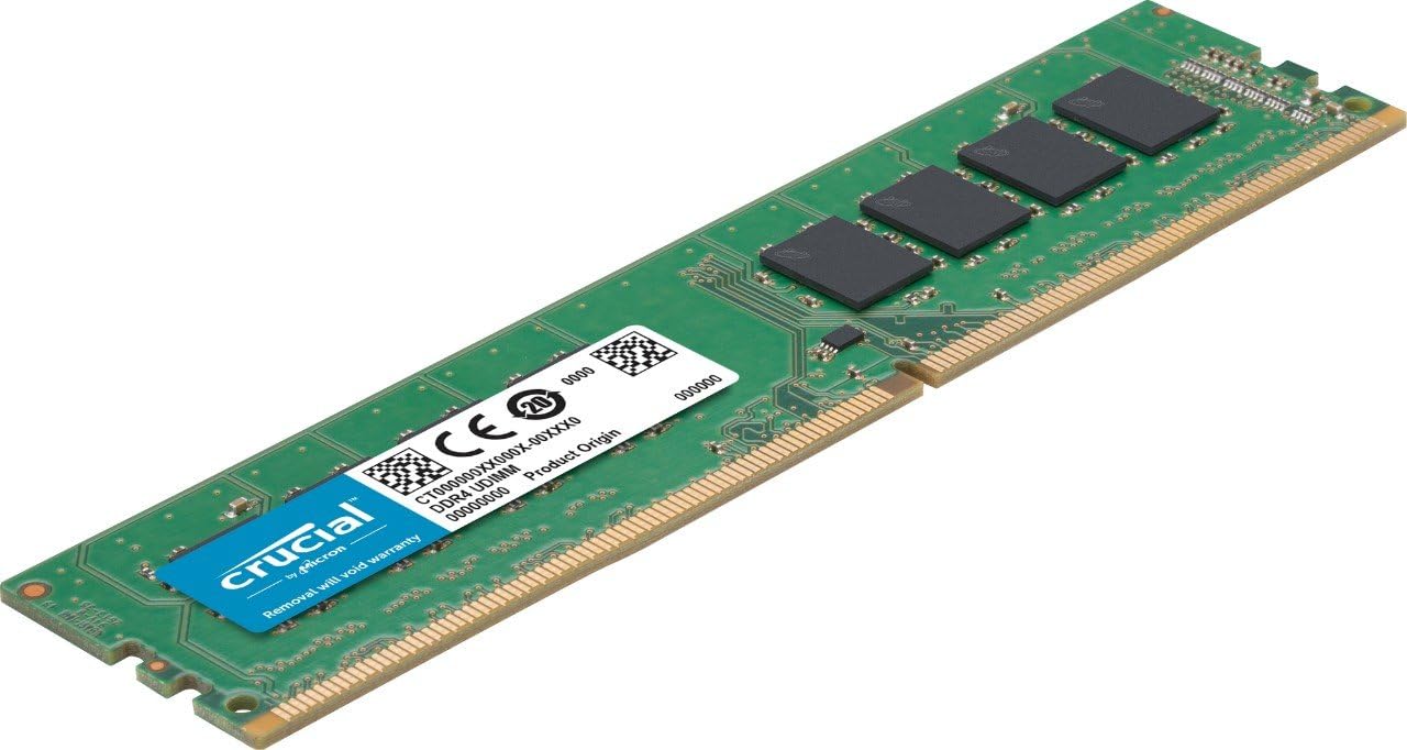 Crucial 32GB Kit (16GB x 2) DDR4 2666 MT/s (PC4-21300) UDIMM 288-Pin Memory - CT2K16G4DFRA266