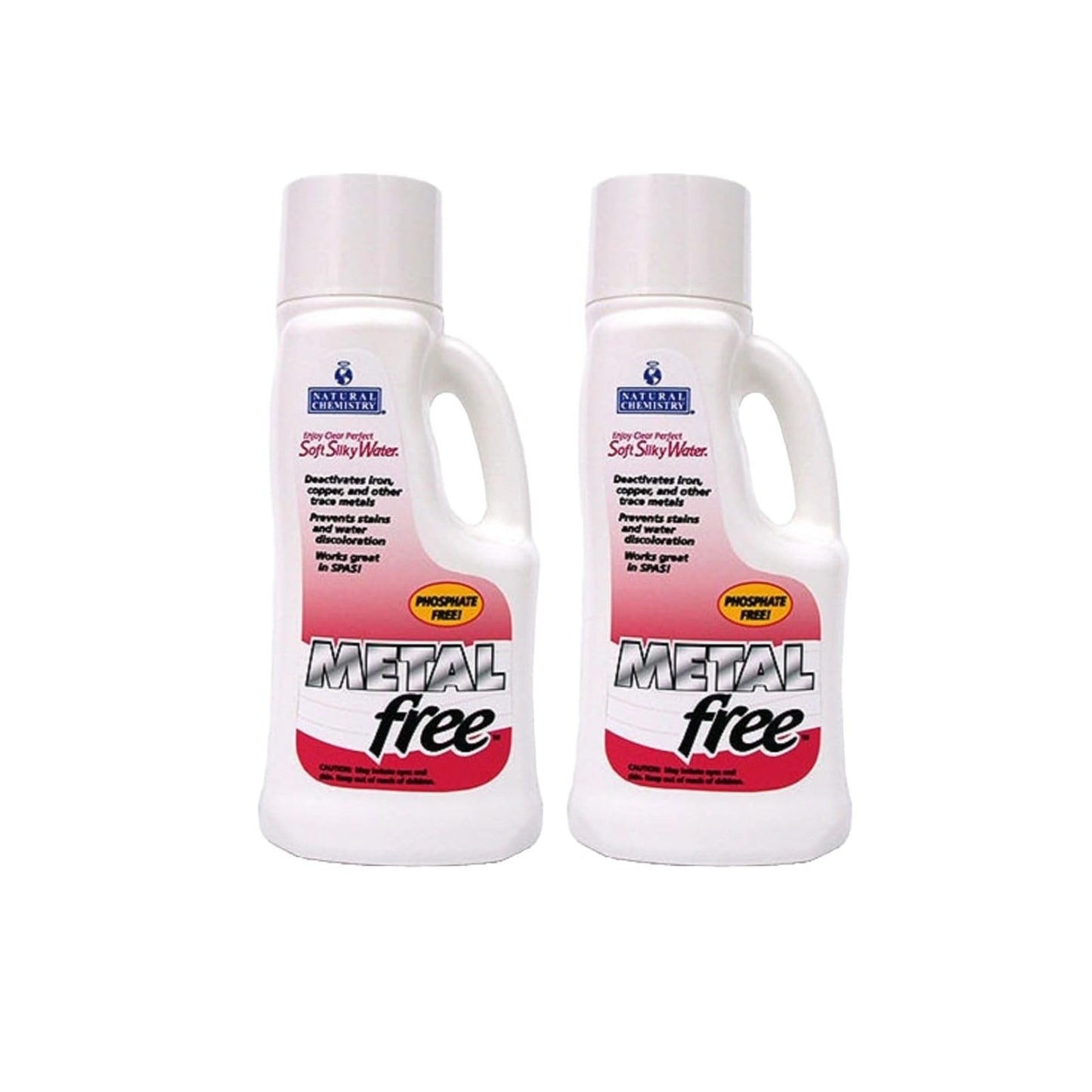 Natural Chemistry Metal Free, 1 Liter, Single Pack | Phosphate Free, Protects Against Calcium and Mineral Scale Buildup, Prevents Stain and Water Discoloration
