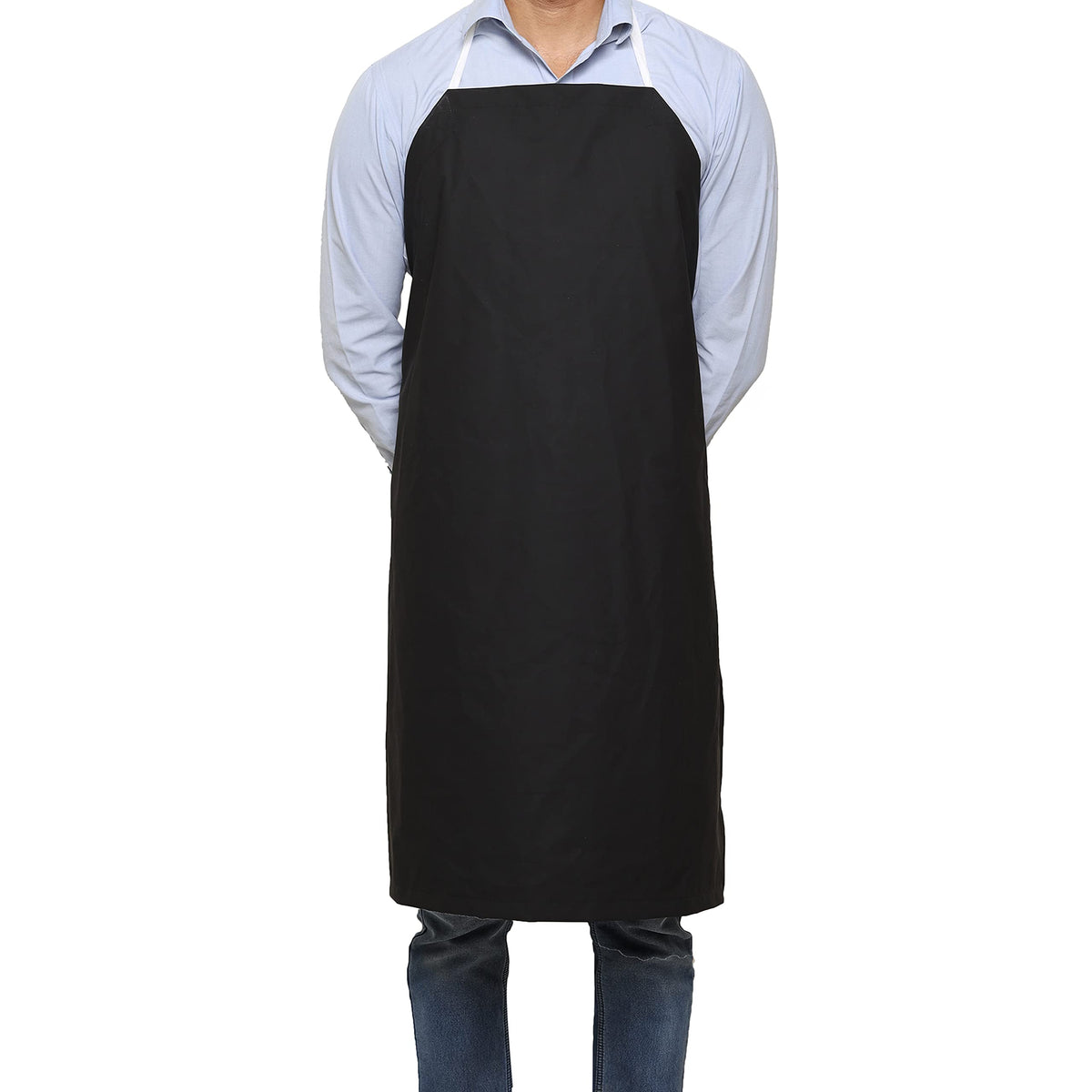 EISCO Rubber Vinyl Apron - Adjustable Bib Apron for Dishwashing, Butcher, Laboratory