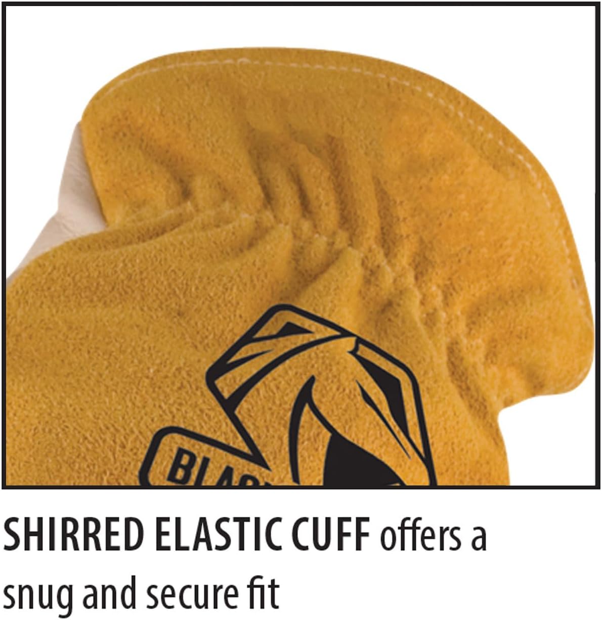 Black Stallion Men's Versatile Grain Cowhide Palm Drivers Glove