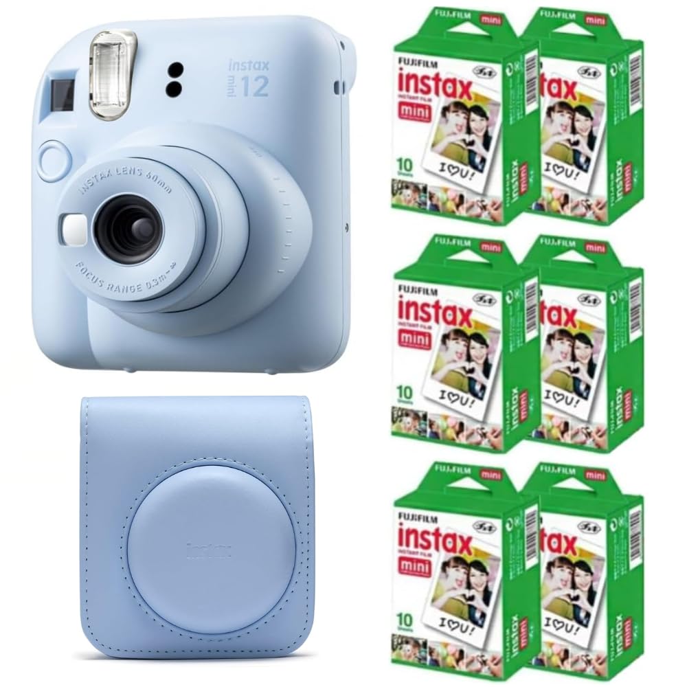 Fujifilm Instax Mini 12 Instant Film Camera - Pastel Blue