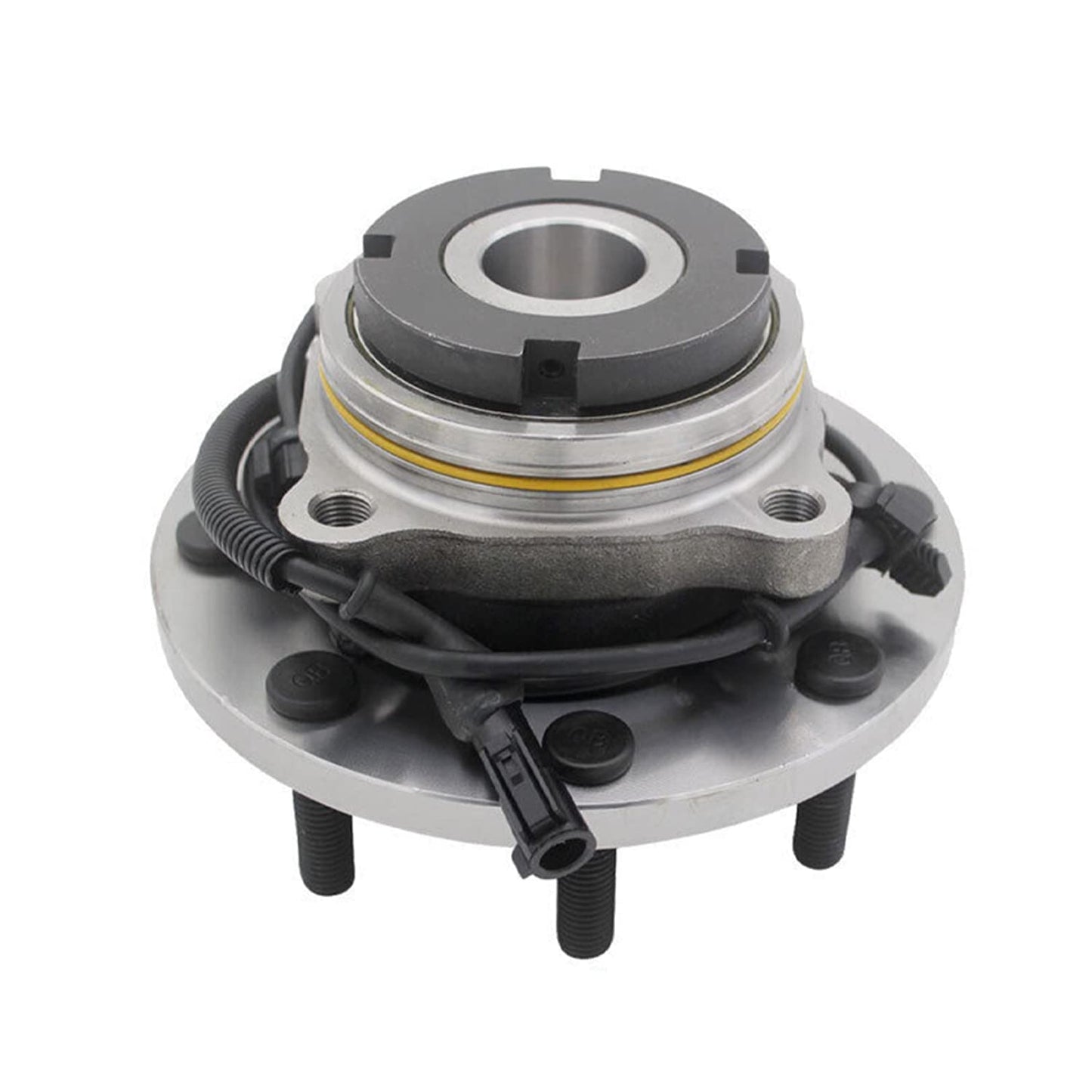 Detroit Axle - 4WD Front Wheel Bearing Hub for Ford F-250 F-350 Super Duty 2011-2016, Replacement 2012 2013 2014 2015 F-250 F-350 Super Duty (SRW Models) Wheel Bearing and Hub Assembly