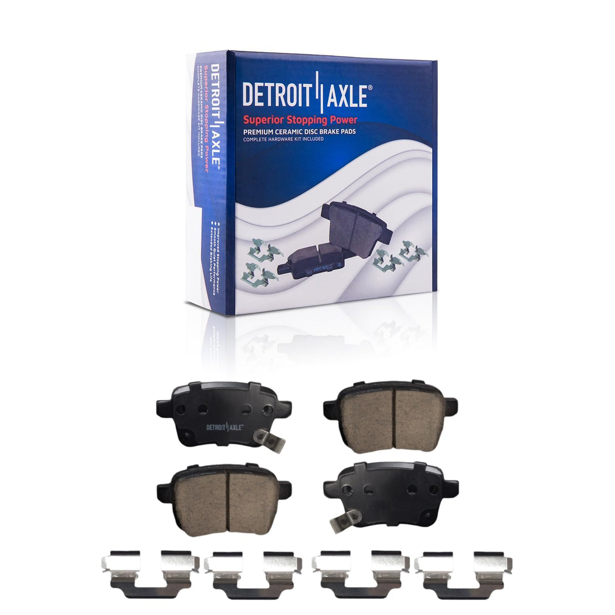 Detroit Axle - Brake Kit for 12-17 Toyota Camry 13-18 Avalon Lexus ES350
