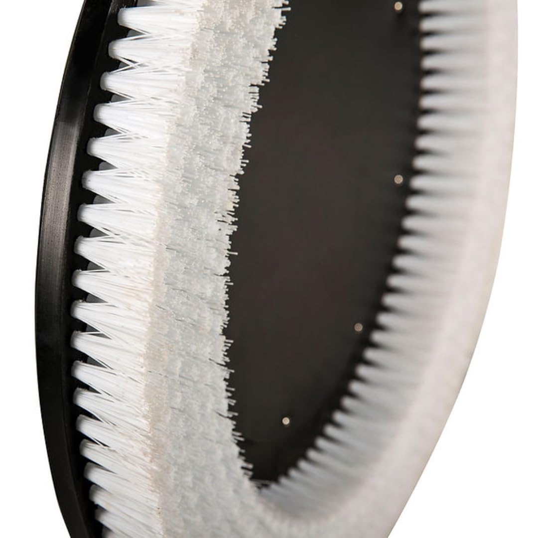 SUNMAX 22" Ceramic Tile & Grout Floor Scrubbing Brush with Clutch Plate, Nylon Bristles, Fits RT50, RT50D and RT70 Floor Scrubber Machines (Black)