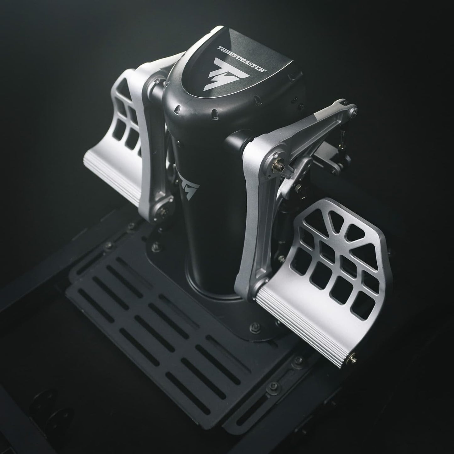 Thrustmaster TPR Rudder Pedals, Flight Simulator Rudder Control - PC | Pendular suspended mechanism, H.E.A.R.T magnetic sensors, adjustable spring resistance, frictionless, precise yaw response