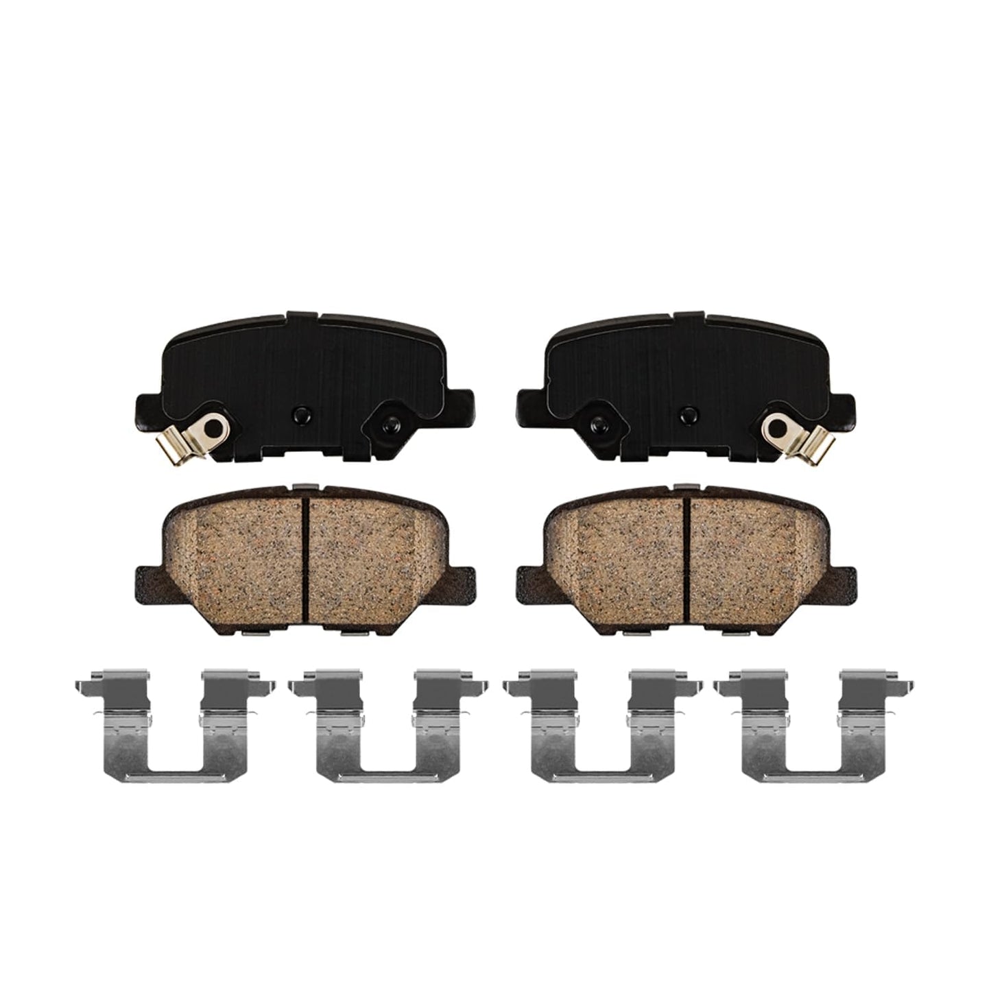 Detroit Axle - Front Brake Kit for 06-11 Honda Civic 2006 2007 2008 2009 2010 2011 Disc Brake Rotors Ceramic Brakes Pads Replacement Brake Kit