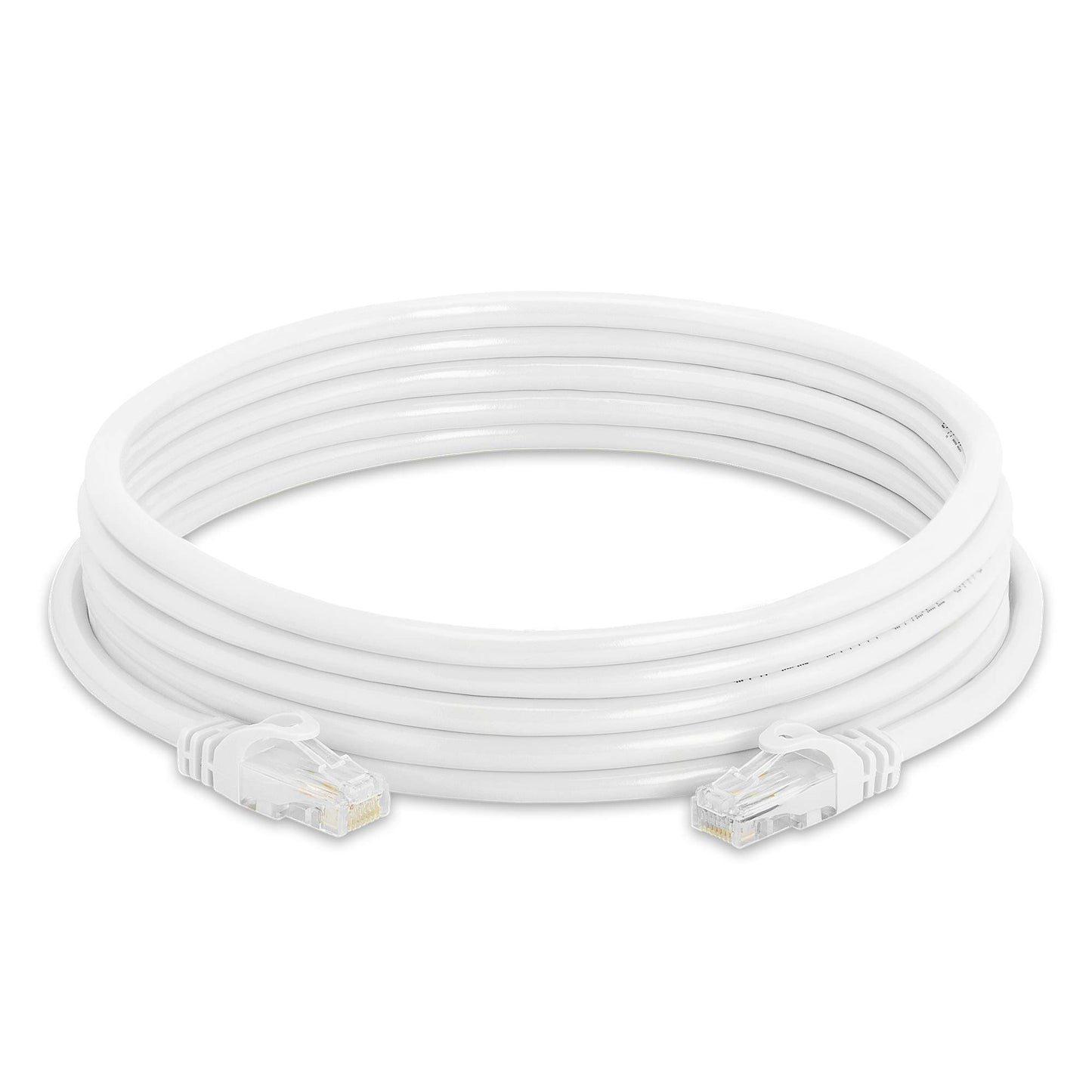 Cmple - RJ45 Cat-6 Ethernet Patch Internet Cable, High Speed Cat6 Network Cable 10 Gigabit, Cat 6 Ethernet LAN Cord with Gold Plated RJ45 Connectors - 5 Feet Yellow