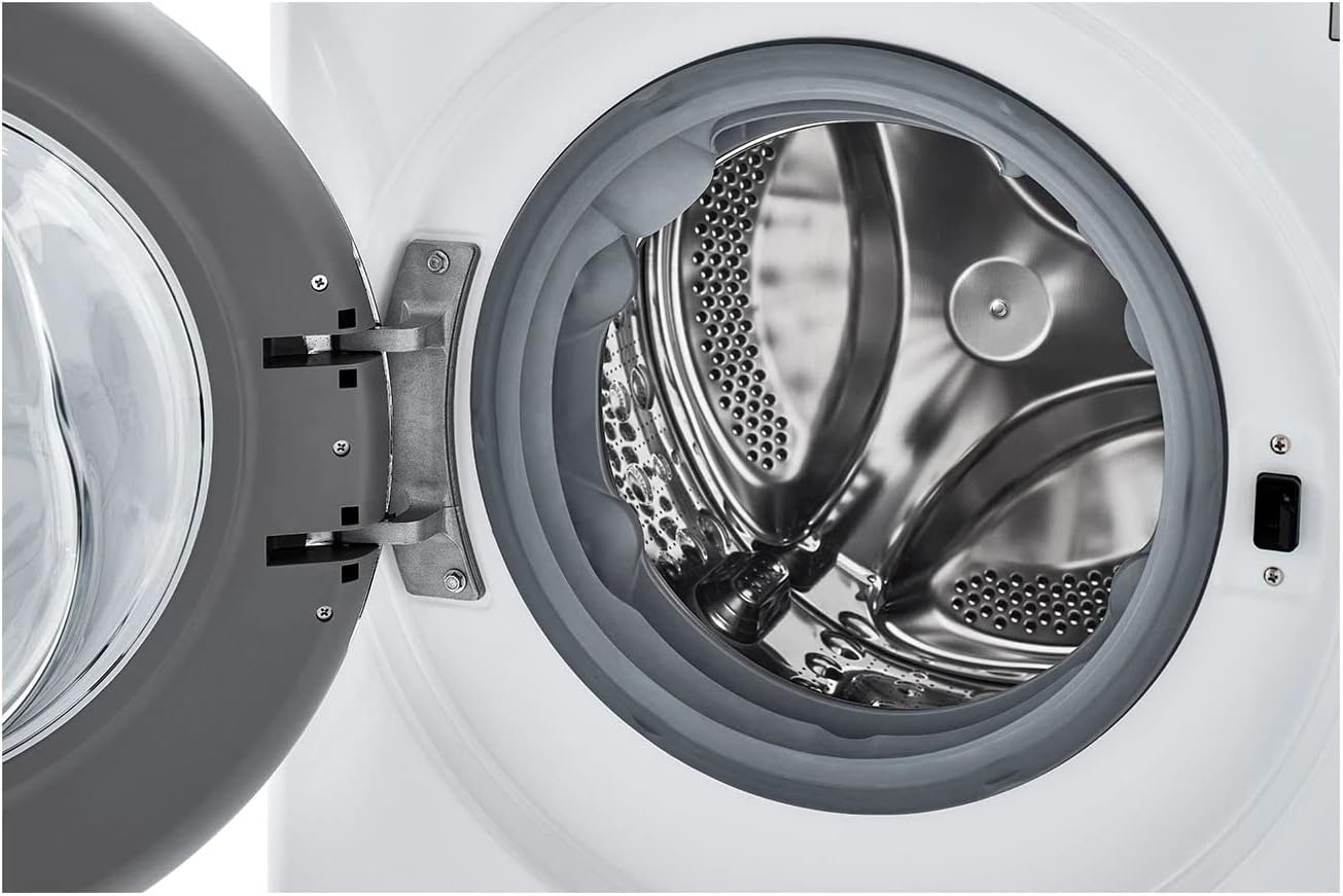 LG WM3555HWA 24 Inch Smart All In One Washer/Dryer with 2.3 cu. ft. Capacity, Wi-Fi Enabled, 14 Wash Cycles, 1400 RPM, Ventless, NeveRust Stainless Steel Drum, Quiet Operation, TrueBalance
