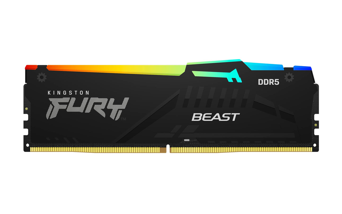 Kingston FURY Beast 32GB 6000MT/s DDR5 CL36 RGB Desktop Memory Single Module | Infrared Syncing | AMD EXPO | KF560C36BBEA-32