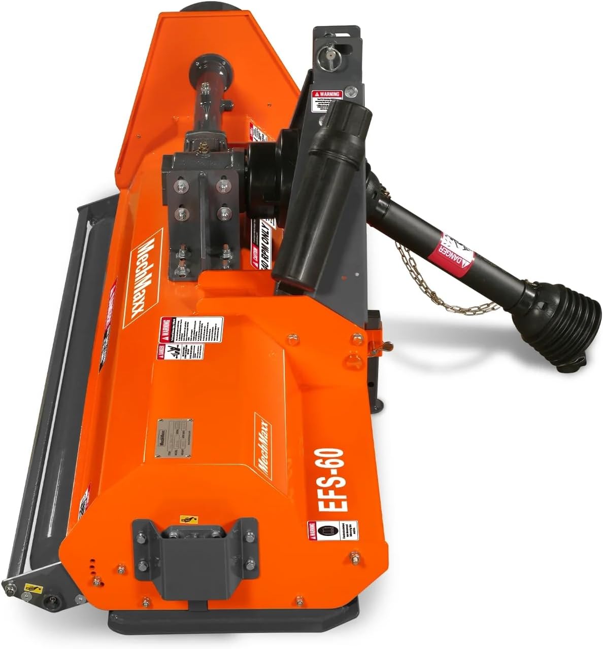 60'' inch PTO Powered 3 Point Standard Duty Flail Mower for 15-35hp Tractor, NOT Suitable for Quick Hitch, Model EFS60