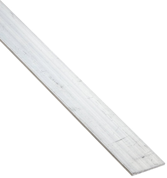 6061 Aluminum Rectangular Bar, Unpolished (Mill) Finish, Extruded, T6511 Temper, ASTM B221, 0.5" Thickness, 1.75" Width, 36" Length, OnlineMetals