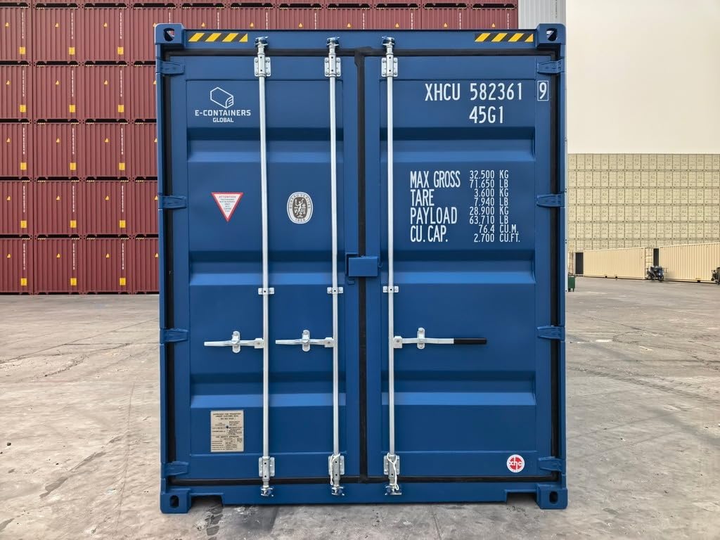 Industrial-Grade High Cube Shipping Container - New for Secure Transport, Spacious Storage, and Versatile Construction Solutions | Robust Metal Container for Shipping, Warehousing (40FT HC)