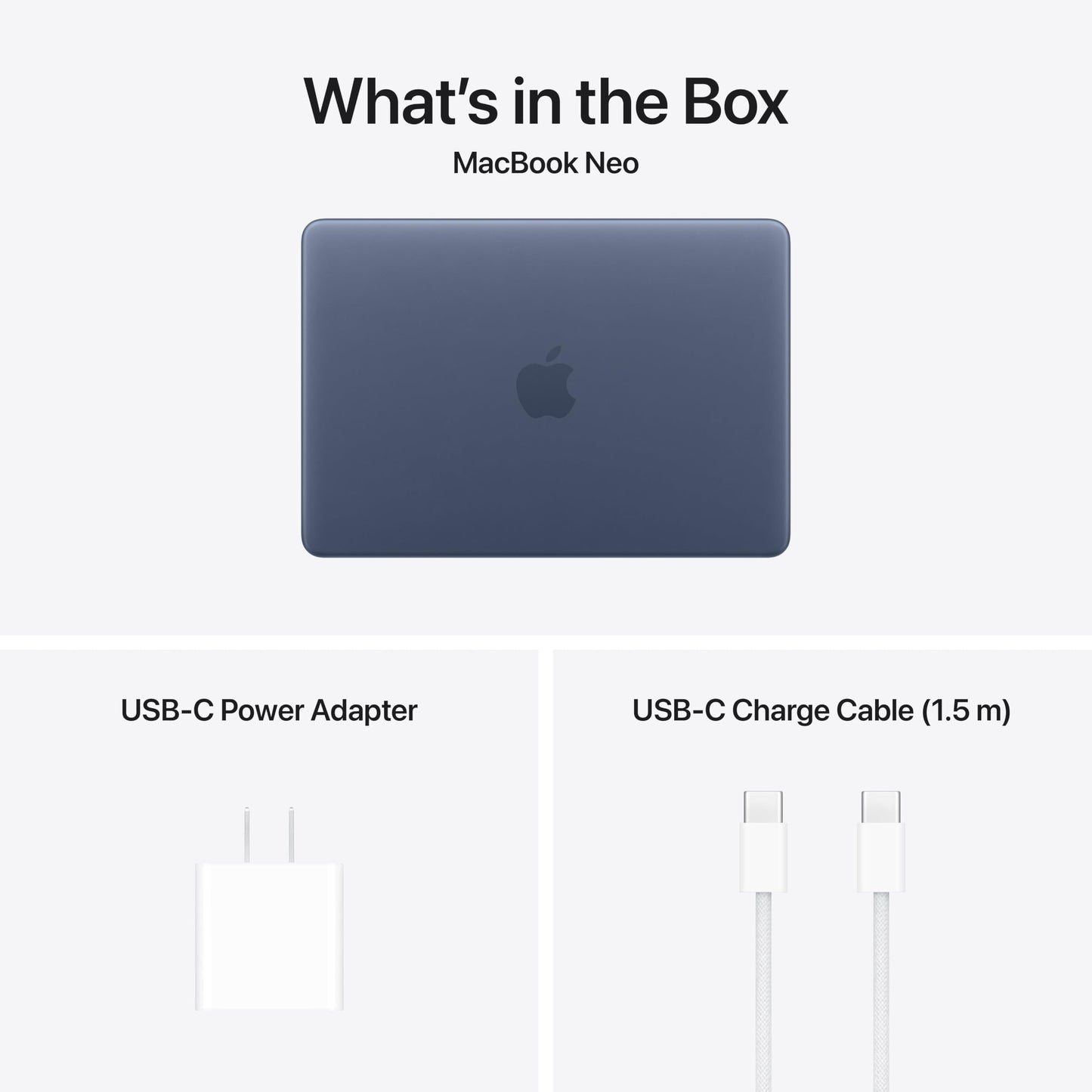 Apple 2026 MacBook Neo 13-inch Laptop with A18 Pro chip: Built for AI and Apple Intelligence, Liquid Retina Display, 8GB Unified Memory, 256GB SSD Storage, 1080p FaceTime HD Camera; Indigo