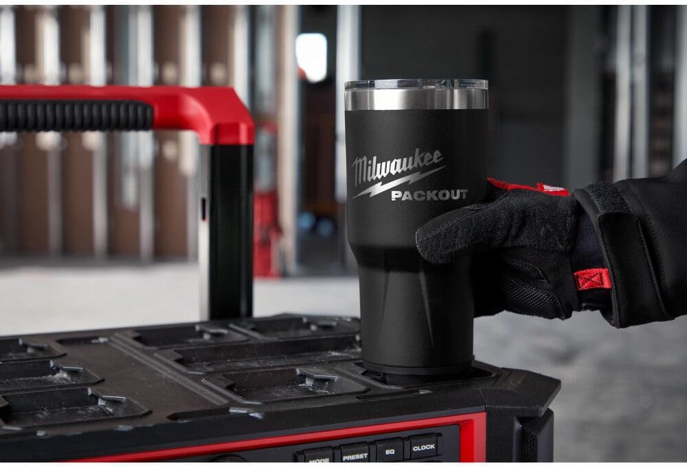 Milwaukee Packout Insulated Tumbler 890 Ml (Black) - 48-22-8393B