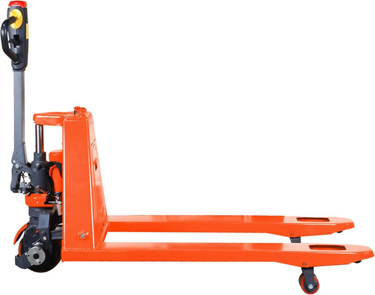 Tory Carrier Fully Electric Pallet Jack (3300 lbs Capacity) - Pallet Truck with 48" x 27" Forks, 24V Quick-Charge Lithium Battery for Warehouse, Indoor Storage & Material Handling