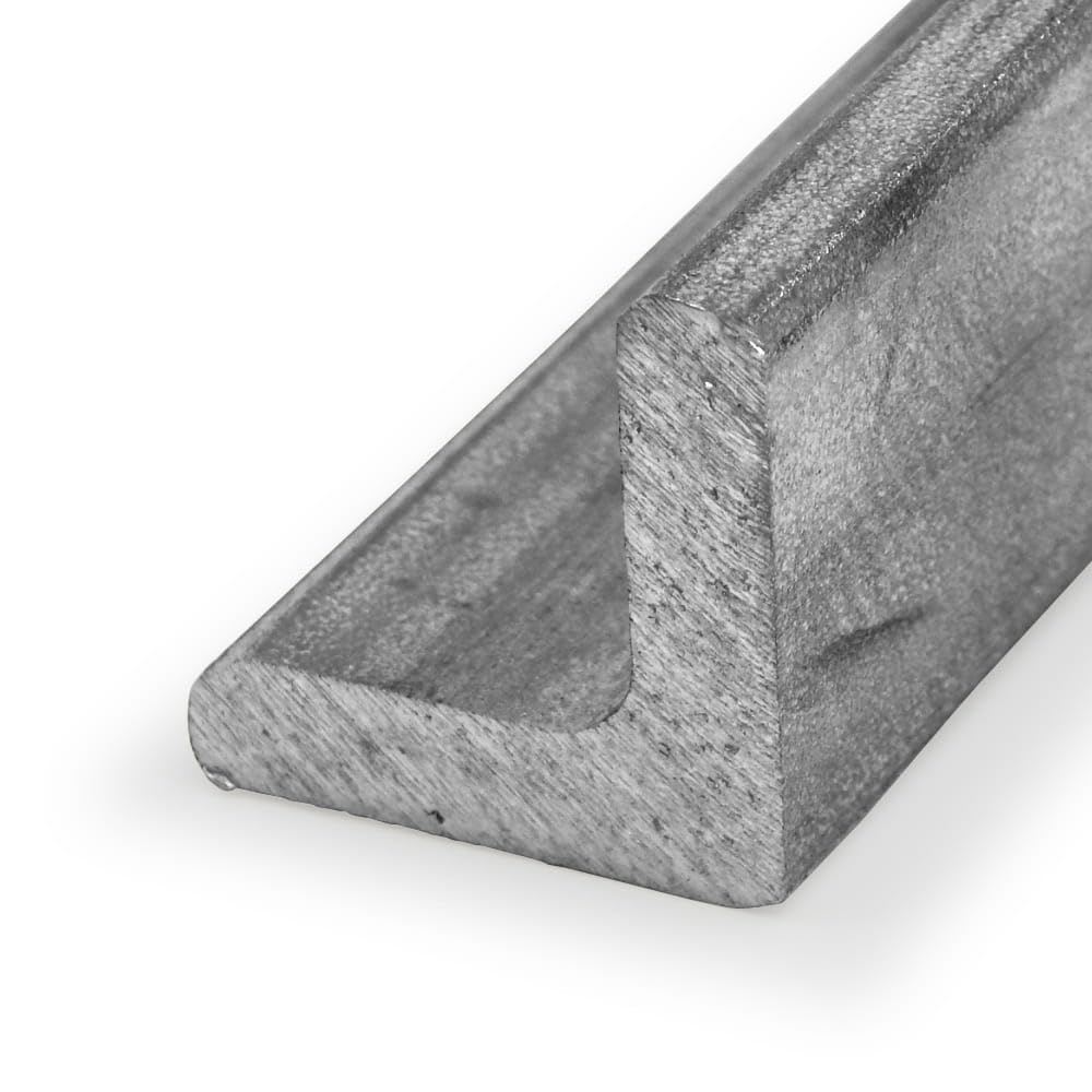 304 Stainless Steel Angle, Unpolished (Mill) Finish, Annealed, ASTM A276, Equal Leg Length, Rounded Corners, 3/4" Leg Lengths, 1/8" Wall Thickness, 36" Length, OnlineMetals