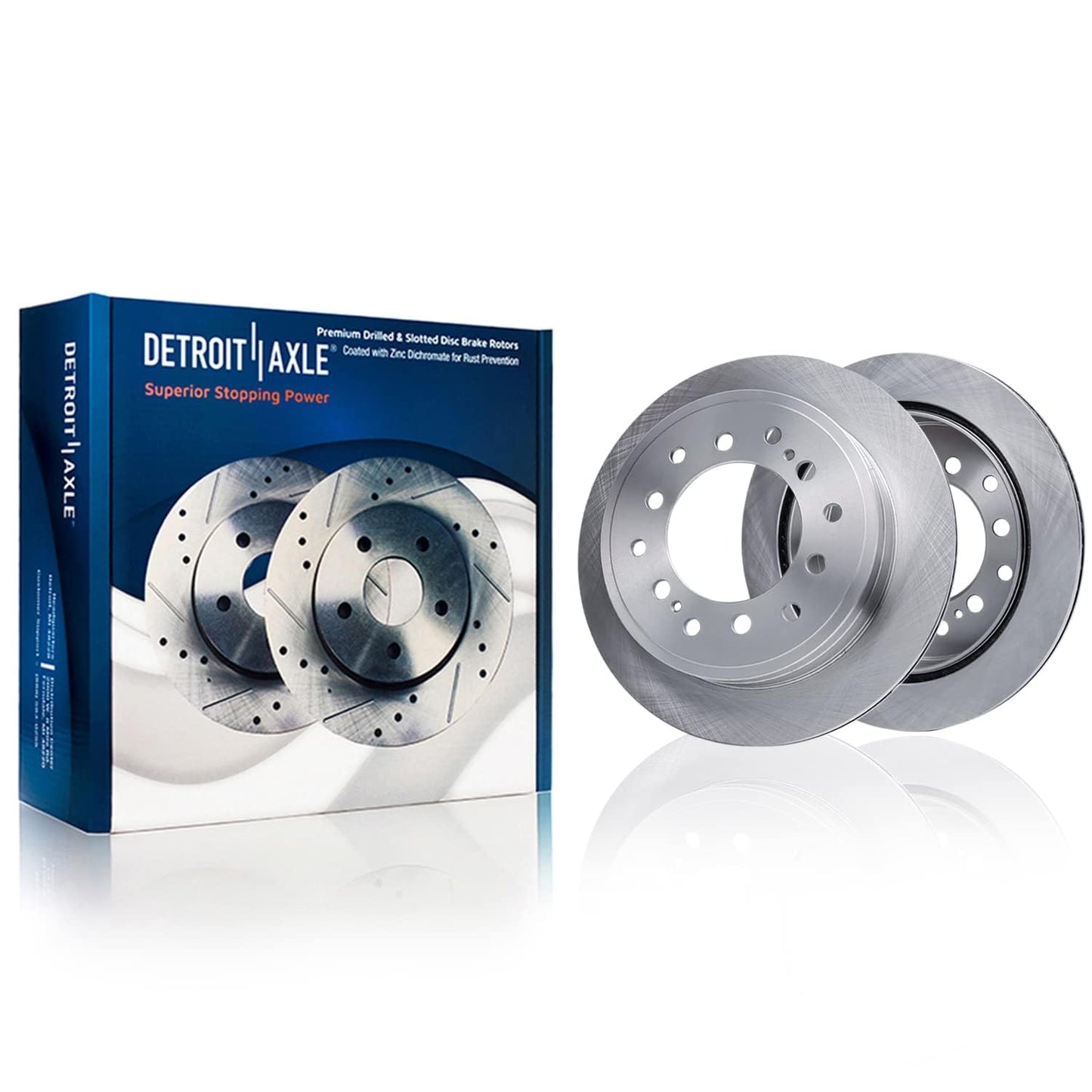 Detroit Axle - Brake Kit for 2013-2025 Nissan Altima Disc Brake Rotors Ceramic Brakes Pads 2014 2015 2016 2017 2018 2019 2020 2021 2022 2023 2024 Replacement: 11.65" inch Front 11.46" inch Rear Rotor
