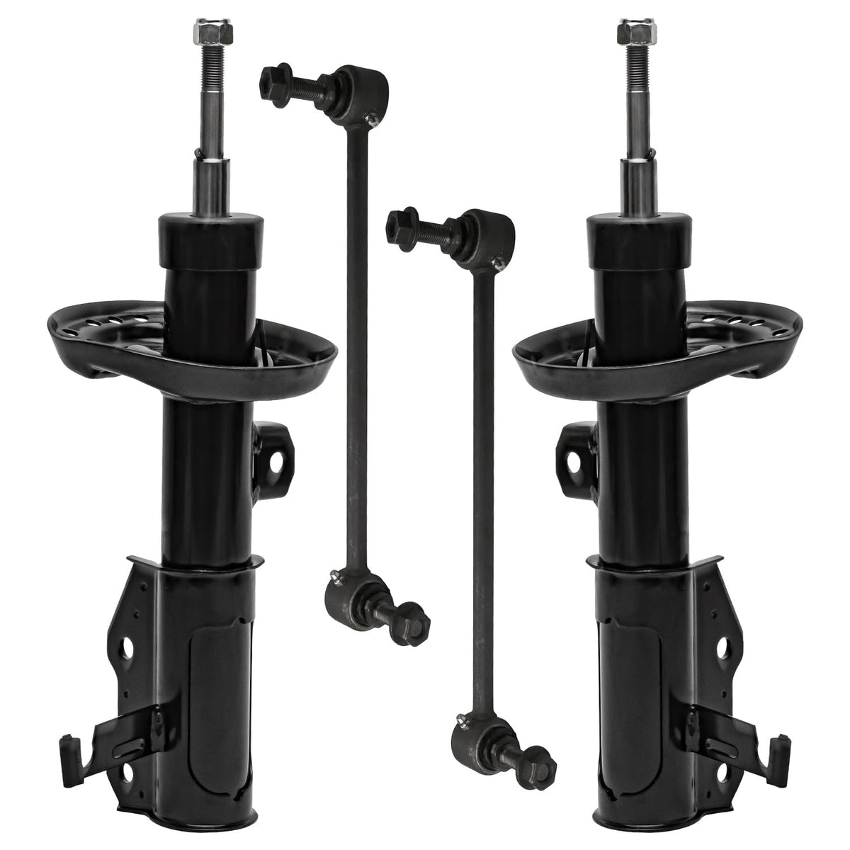 Detroit Axle - Rear Shock Absorbers for 2007-2024 Chevrolet Silverado 1500 | GMC Sierra 1500, 2pc Rear Shock Absorbers Assembly Pair Replacement