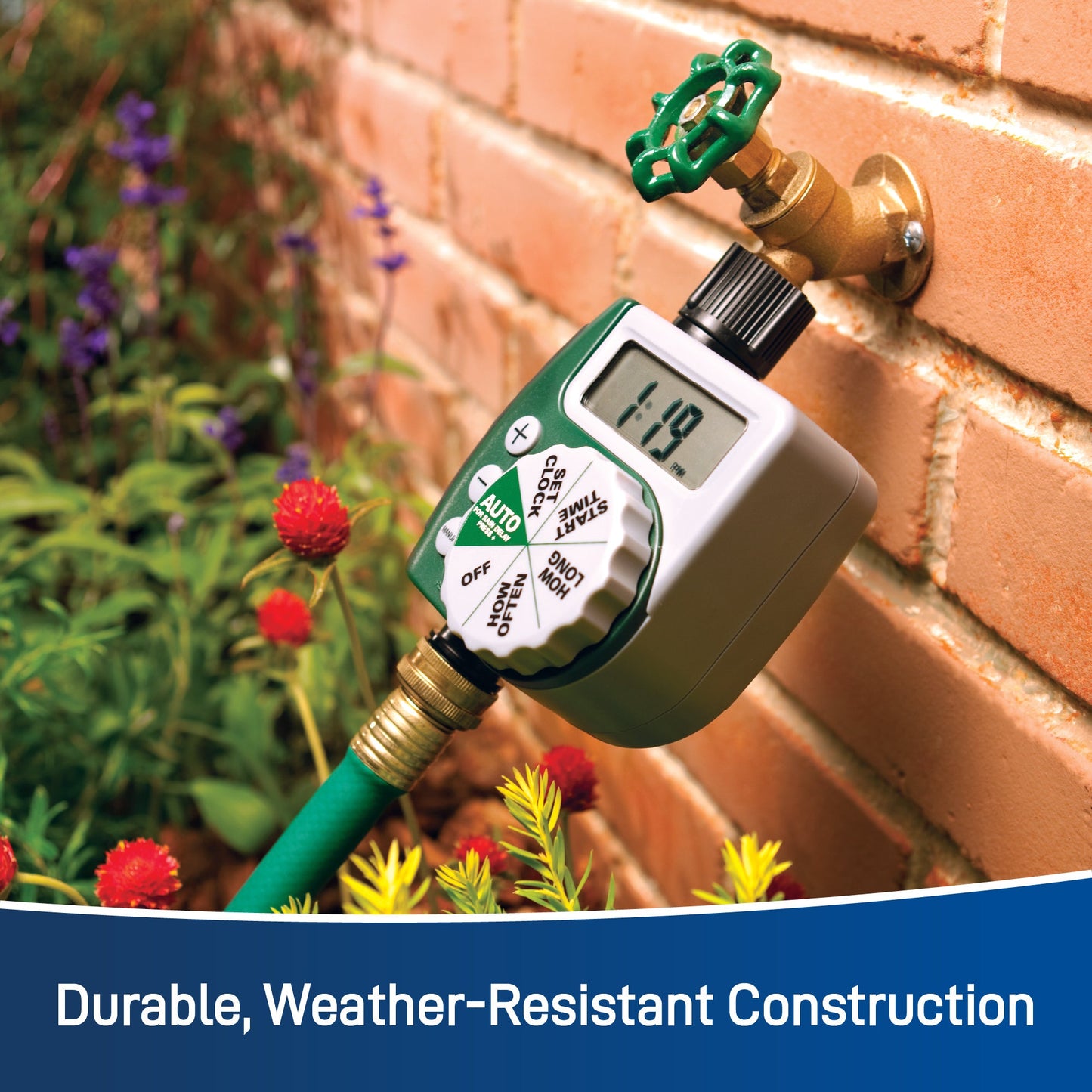 1-Outlet Programmable Hose Faucet Timer | Retail Packaging | 62061