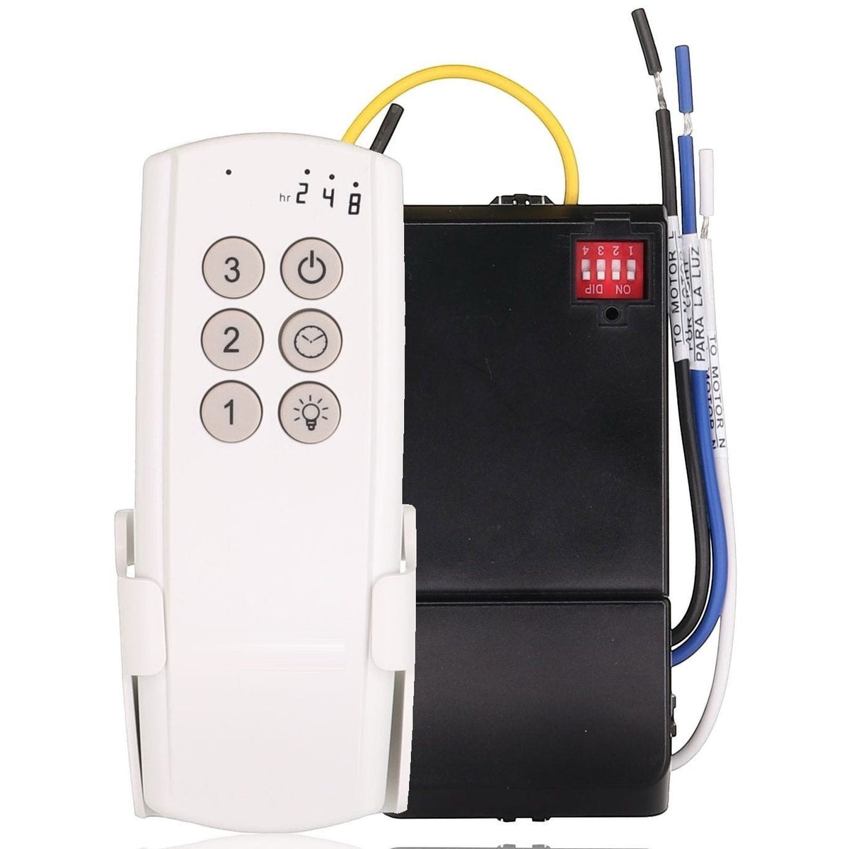 Anderic Substitute Kit for Minka-Aire TR110A Ceiling Fan Remote Control [63T-AC83T-KIT]