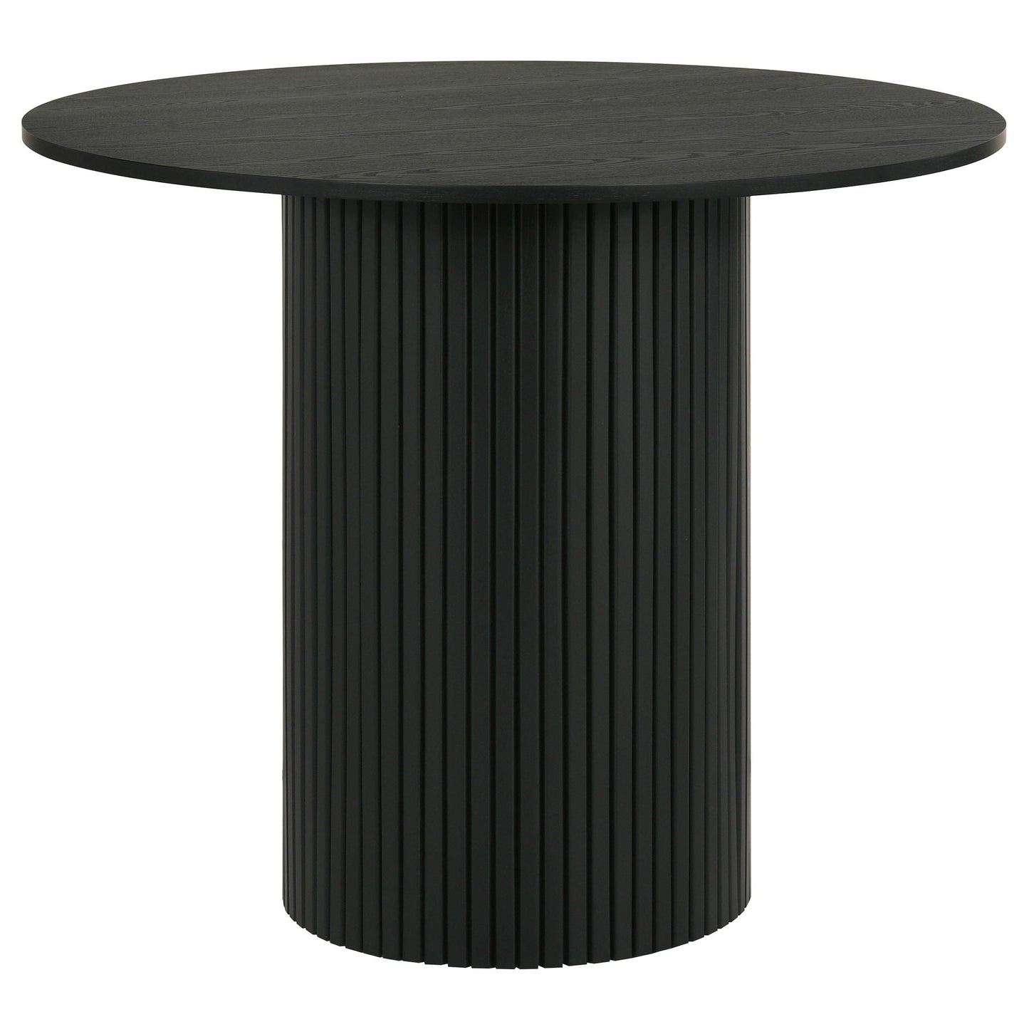 Hamlyn 5-piece Round Wood Counter Height Dining Set Grey and Black