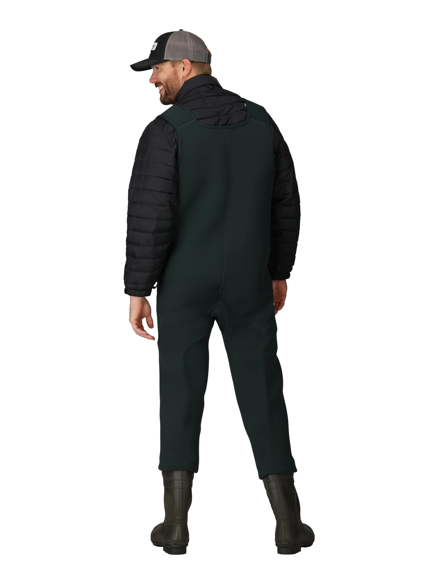 Men's Amphib Bootfoot Neoprene Felt Chest Wader | Forest Green