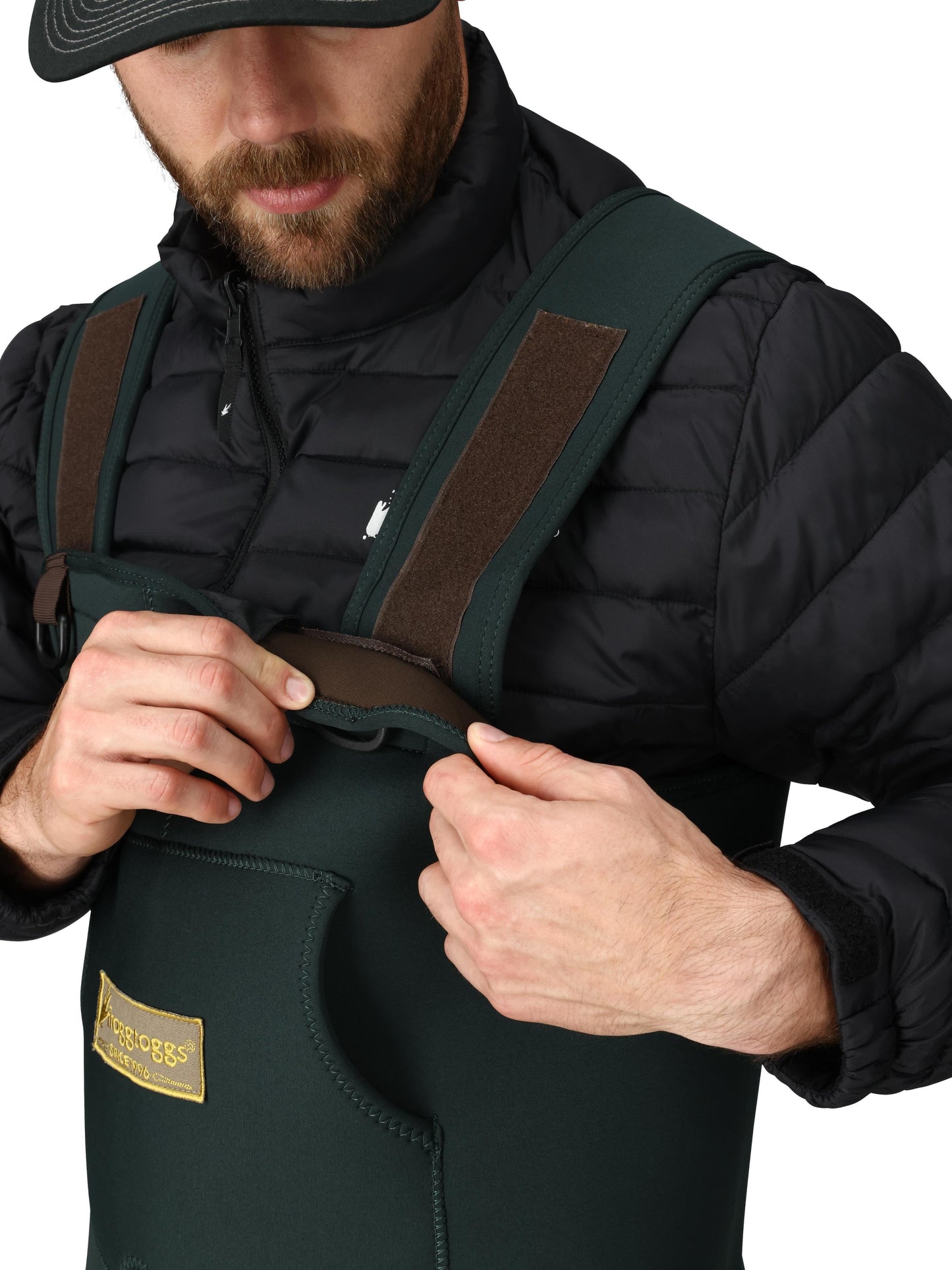 Men's Amphib Bootfoot Neoprene Felt Chest Wader | Forest Green