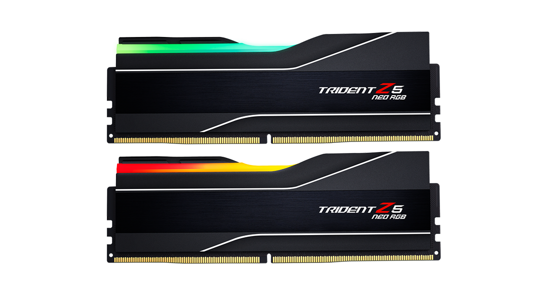 G.Skill Trident Z5 Neo RGB 32GB (2x16GB) DDR5-6000 CL30 Desktop Memory Kit AMD EXPO