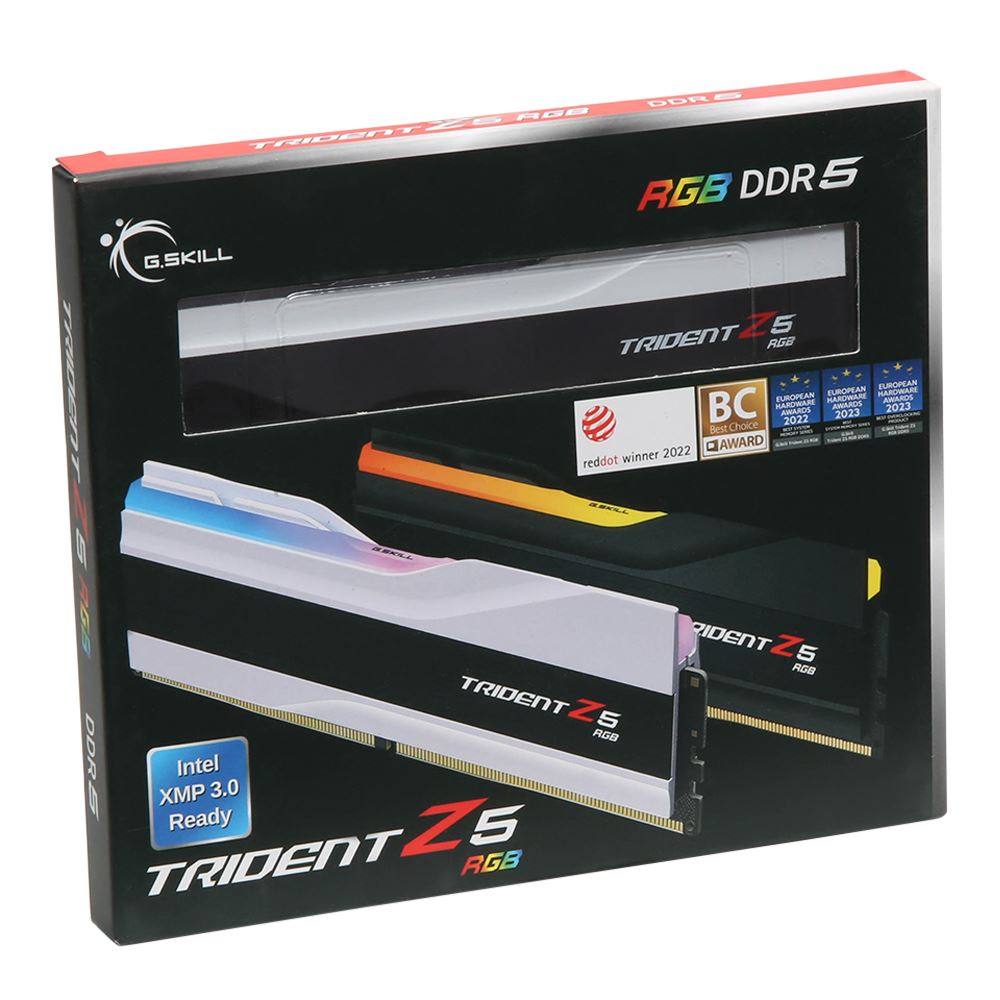 G.Skill Trident Z5 RGB 64GB (2x32GB) DDR5-6400 CL32 PC5-51200 Desktop Memory Kit
