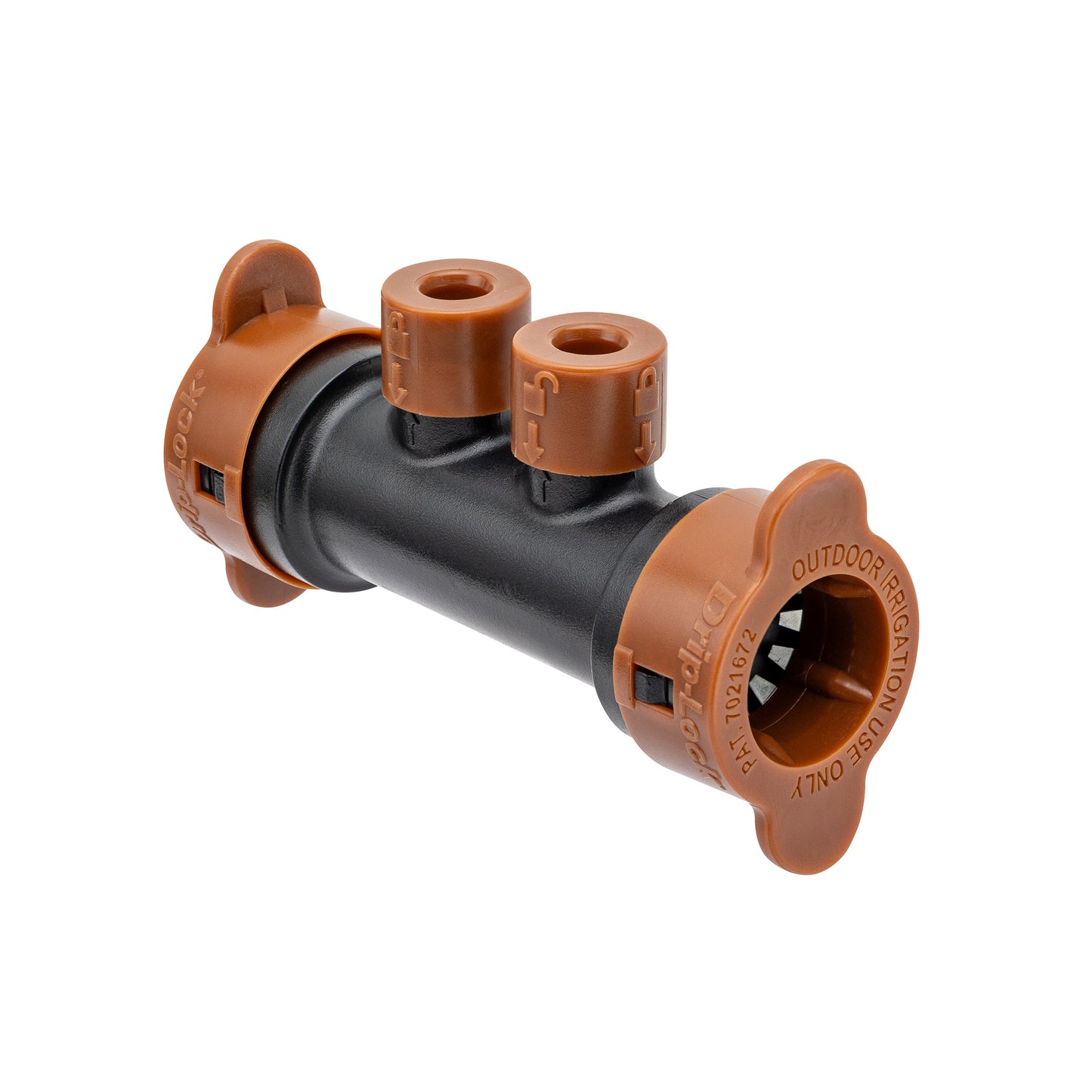 1/2" x 1/4" Drip-Lock 2-Port Drip Manifold 67046
