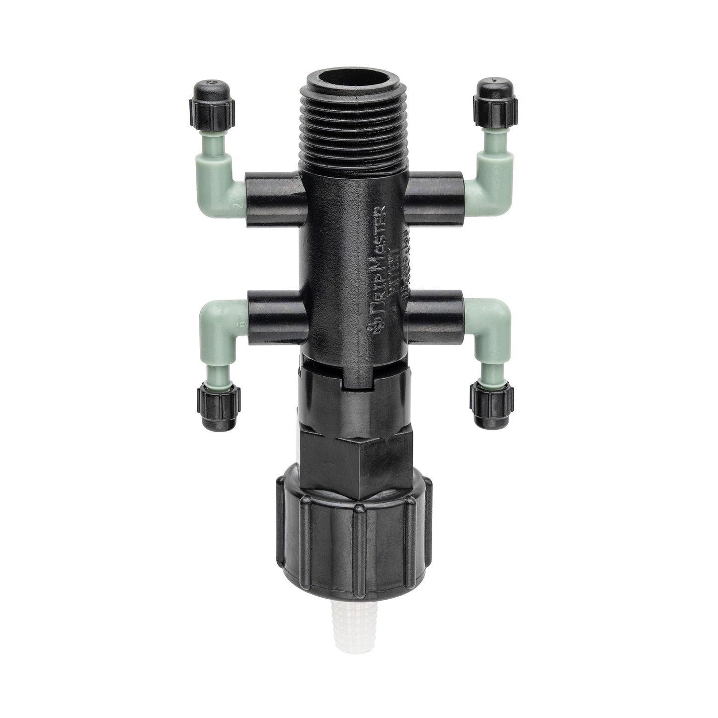 1/2" FPT x MPT x 1/4" Barb 4-Port Drip Manifold 67060