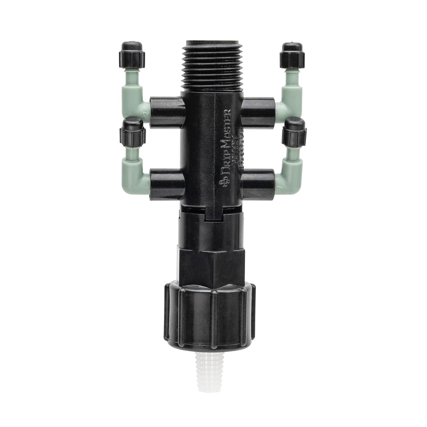 1/2" FPT x MPT x 1/4" Barb 4-Port Drip Manifold 67060