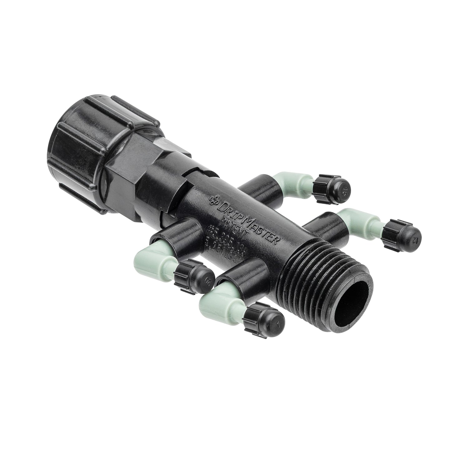 1/2" FPT x MPT x 1/4" Barb 4-Port Drip Manifold 67060